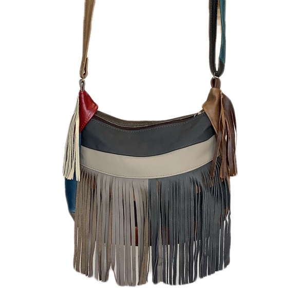 XXSOLDXX Leather fringe boho Boho shoulder|boho fringed crossbody - Picture 6 of 11